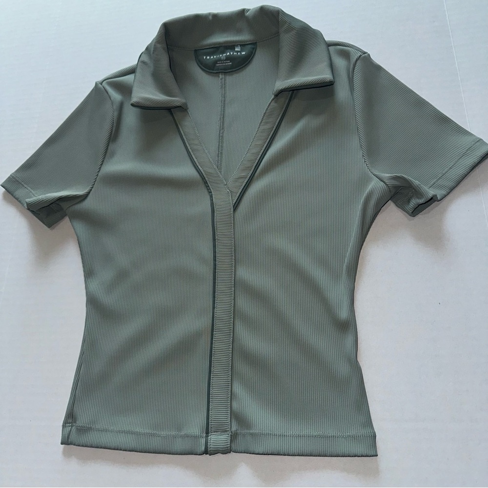 Travis Mathew Tropical Outlook Moveknit Rib Polo Athleisure Activewear - Picture 4 of 8